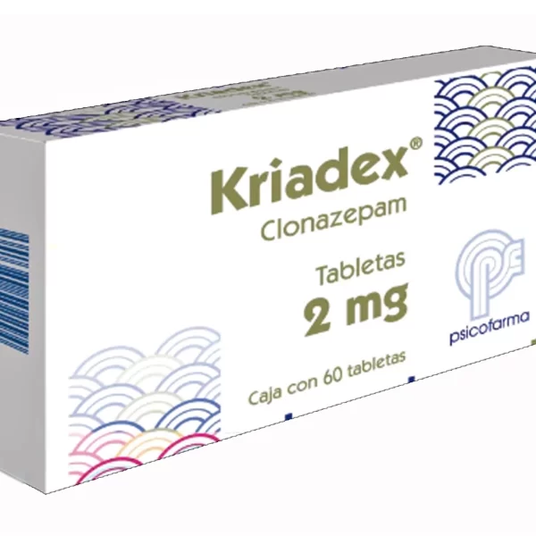 Buy Kriadex Clonazepam 2 mg 60 tabs For Sale Online at Cheap Rates