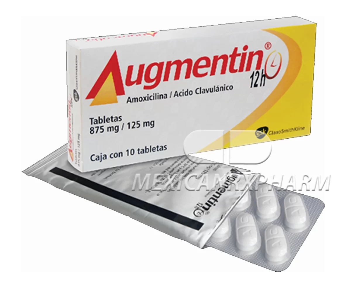 Buy Augmentin Amoxicillin Clavulanate 10 mg 10 tablets For Sale Online at Cheap Rates